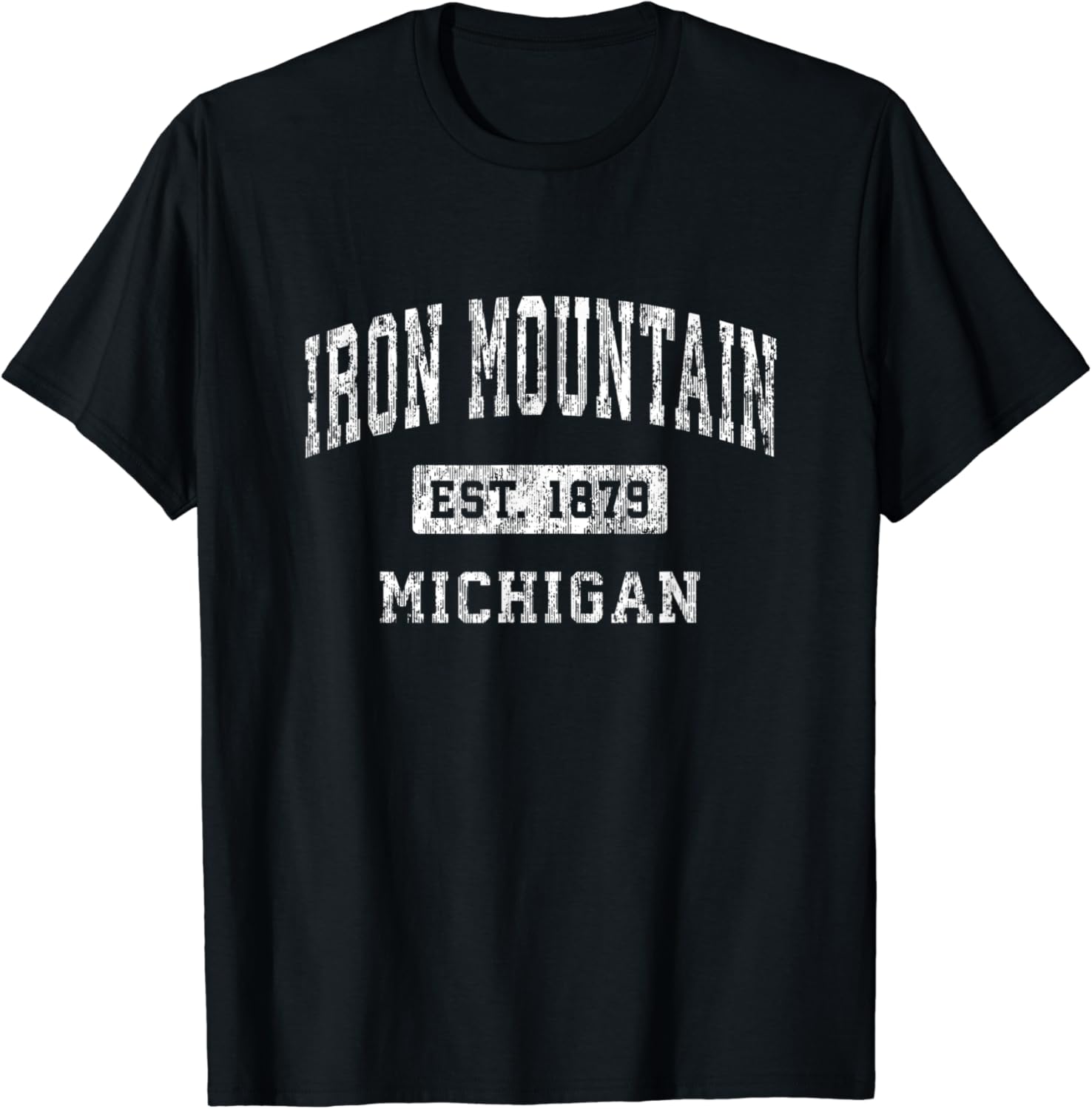 Iron Mountain Michigan MI Vintage Established Sports Design